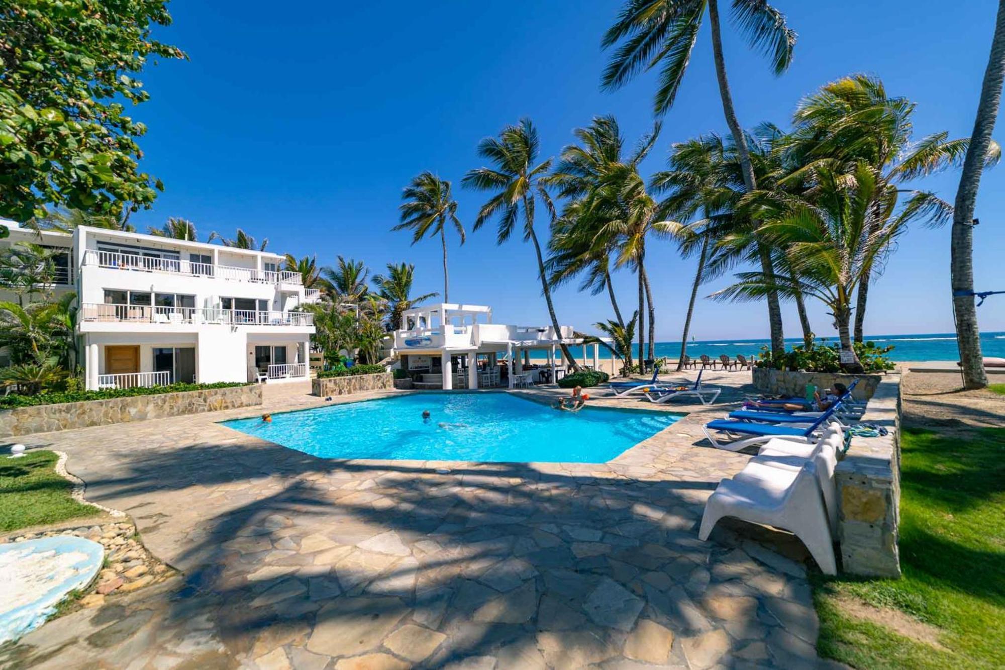 Kite Beach Oceanfront 1St Row Two Bedrooms And Patio Cabarete Zewnętrze zdjęcie